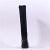 Pedro Anton Violetta Block Heel Stretch - Black Leather